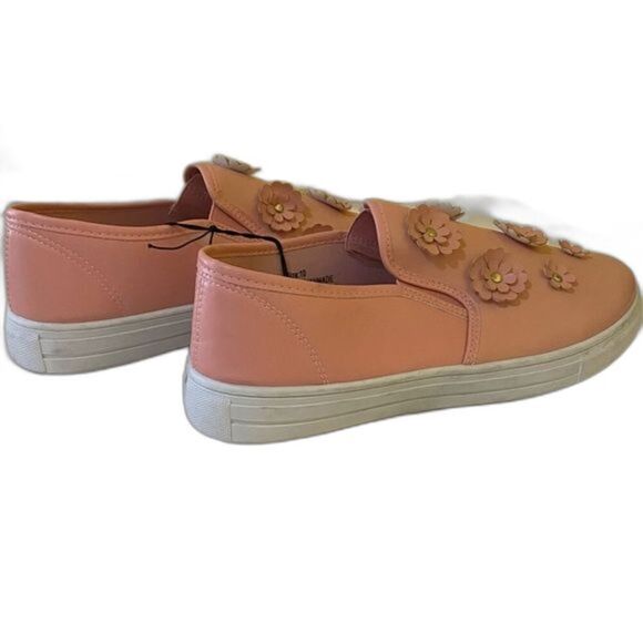 Olivia Miller Womens Size 10 Pink Breeze Flower Casual‎ Slip On Sneakers - Picture 5 of 7